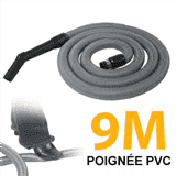 Flexible garage de 9m pour aspiration centralisée - PVC