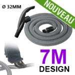 Flexible simple de 7m pour aspirateur central - Ergonomique