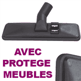 Brosse aspirateur - combinée : carrelage / moquette