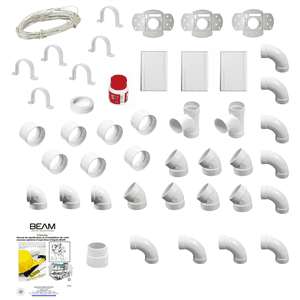 Kit de tuyauterie d'aspiration centralisée pour la pose de 3 prises TUY-300