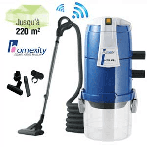 Aspirateur centralise VISUAL250 à commande sans fil