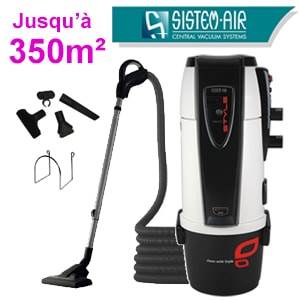 Aspiration centralisée TECNO STYLE 350 - Sistem Air avec flexible interrupteur de 9m