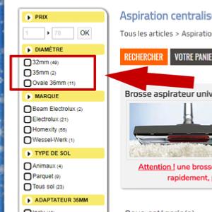 Comment choisir un accessoire aspirateur, 32mm, 35mm ou ovale ?