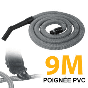 Flexible garage de 9m pour aspiration centralisée - PVC