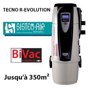 Sistem Air - Aspiration centralisée TECNO R-EVOLUTION 350 - jusqu'à 350m²