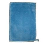 Gant microfibre bleu - Dimension 14X22 cm