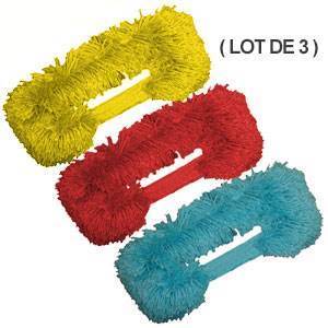 ( Lot de 3 ) Recharge pour Brosse vadrouille microfibre