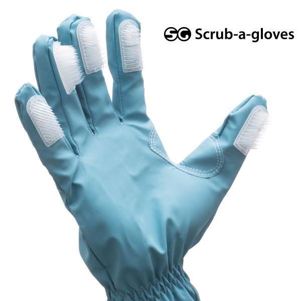 Gants de Nettoyage avec brosses (pack de 2)