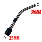 Poignée métal de flexible pour aspirateur central 35/35