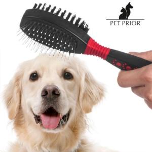 BROSSE DOUBLE FACE POUR ANIMAUX DE COMPAGNIE