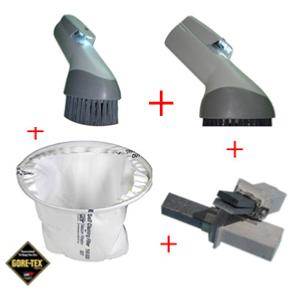 Pack entretien BEAM : FILTRE + CHARBONS + 1 BROSSE OVALE